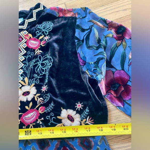 Johnny Was Clara Gwyneth burnout dress sz small - Picture 9 of 16